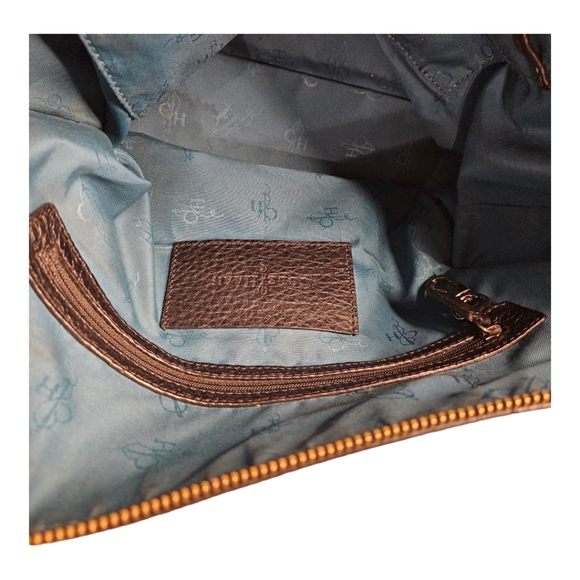 Cole Haan Black Pebbled Leather Hobo Bag - Picture 7 of 11